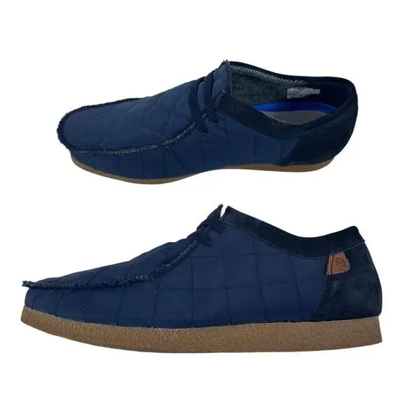Clark’s Shacre Step II Textile Quilted Moccasins Mens Size 12